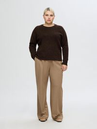 LANGE MOUWEN TRUI, Coffee Bean, highres