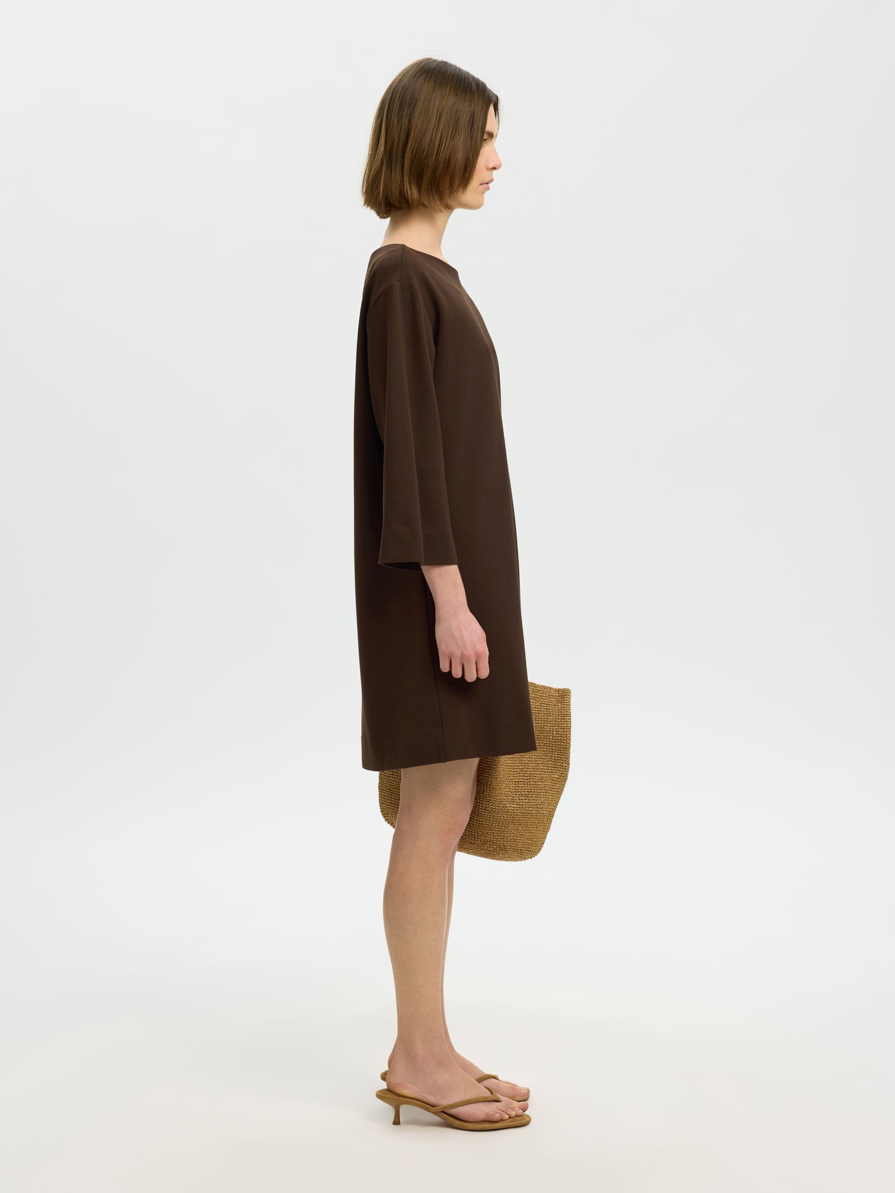 VISCOSE BLEND MINI DRESS, Delicioso, highres