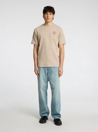 REGULAR FIT PRINT T-SHIRT, Pure Cashmere, highres