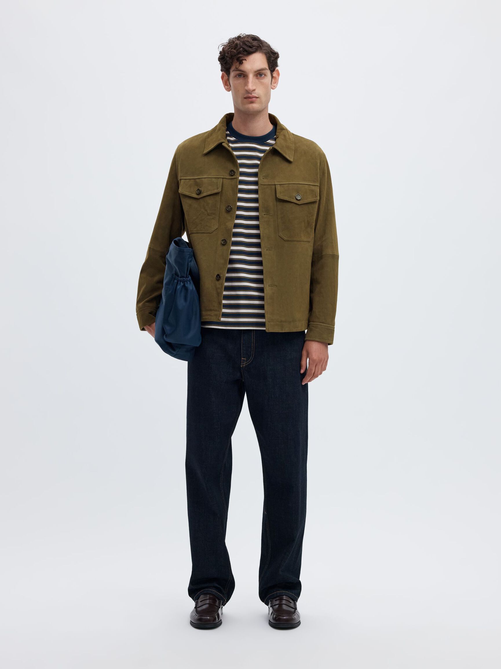 SUEDE OVERSHIRT, Kalamata, highres