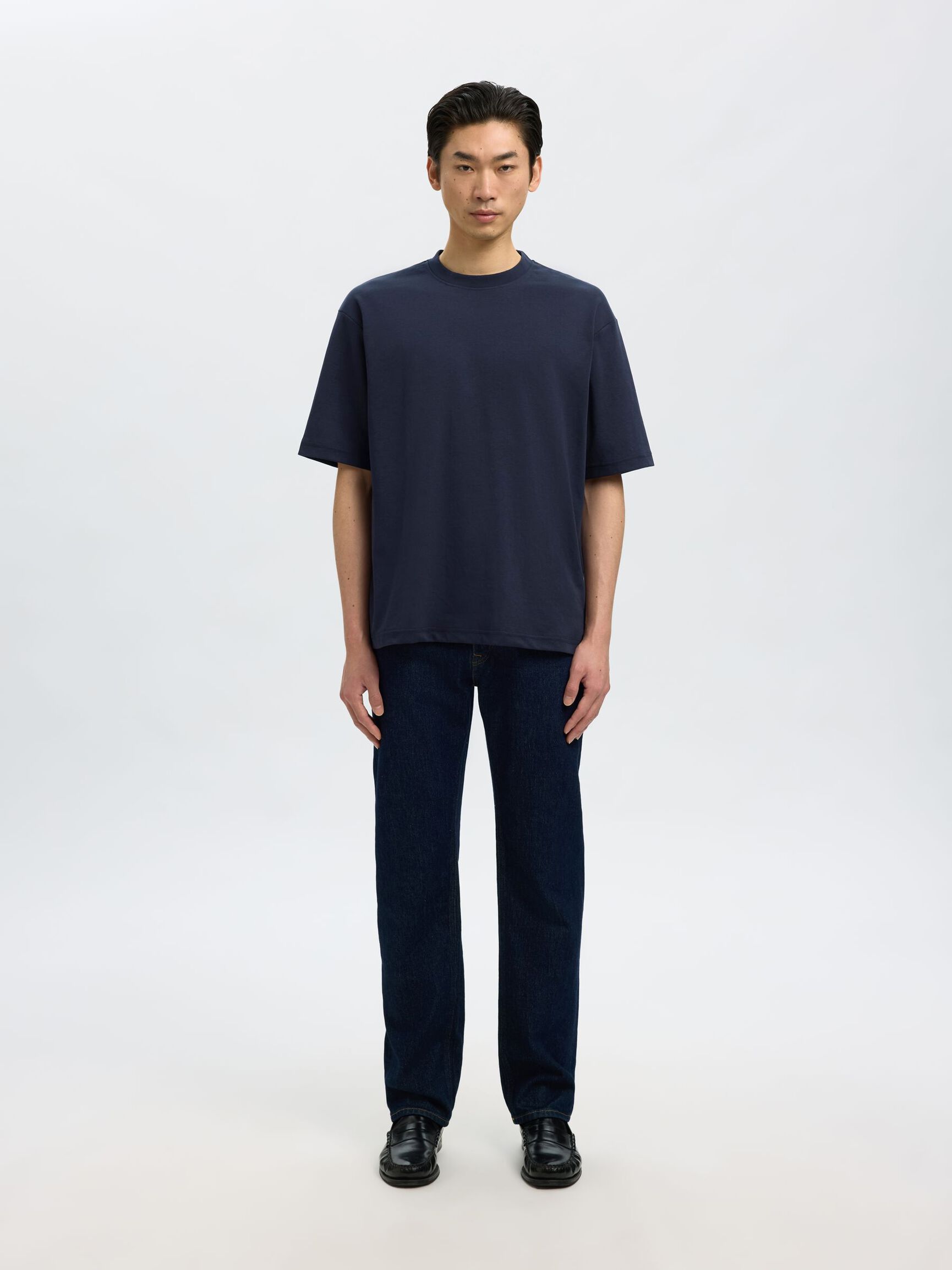LOOSE FIT T-SHIRT, Sky Captain, highres