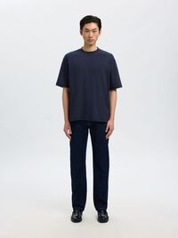 LOOSE FIT T-SHIRT, Sky Captain, highres