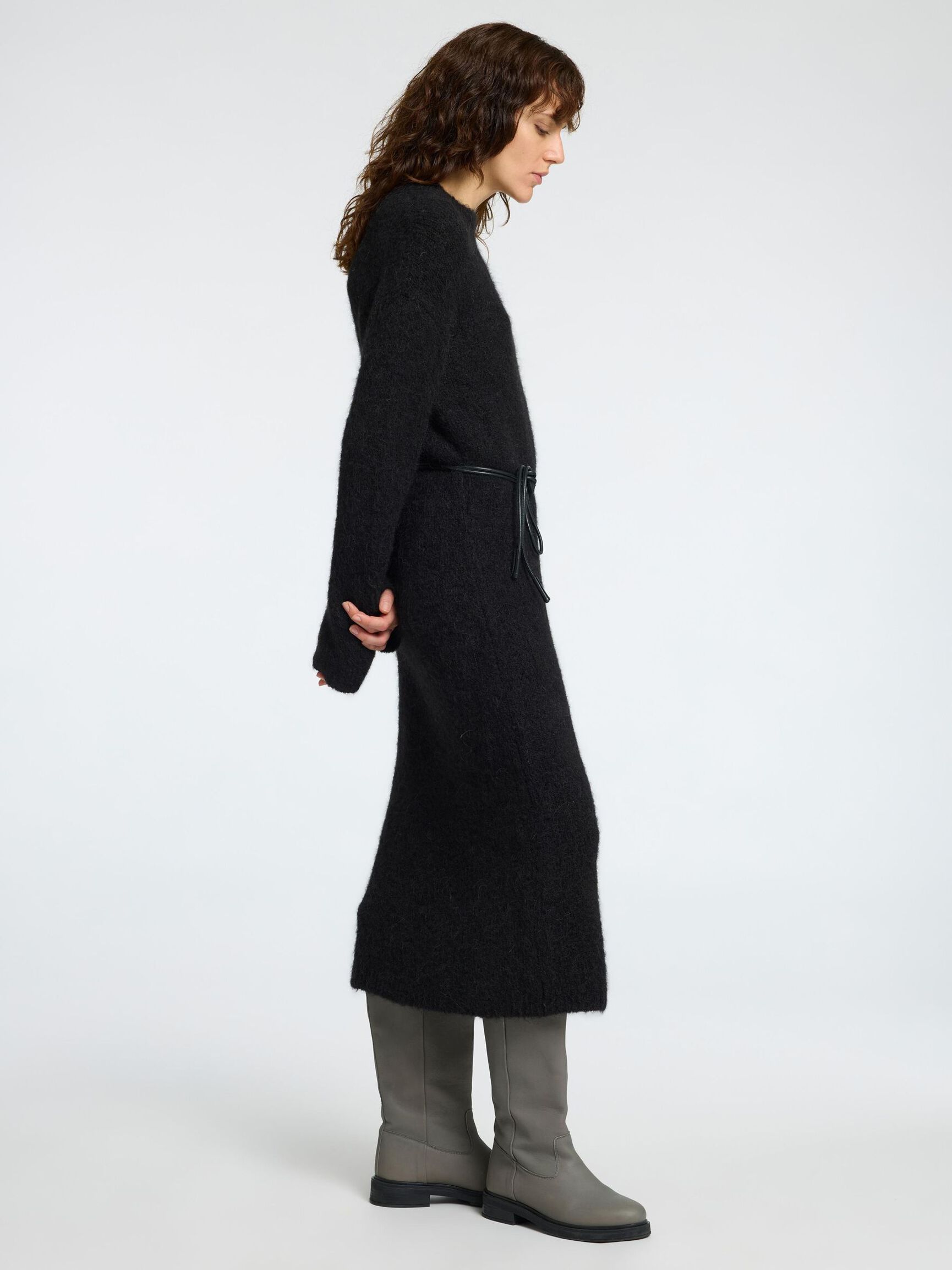 WOLMIX MAXI JURK, Black, highres