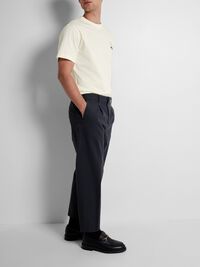 CROPPED 180 RELAXED FIT TROUSERS, Navy Blazer, highres