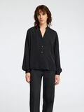 Selected VISCOSEMIX SHIRT MET LANGE MOUWEN, Black, highres - 16096259_Black_003.jpg