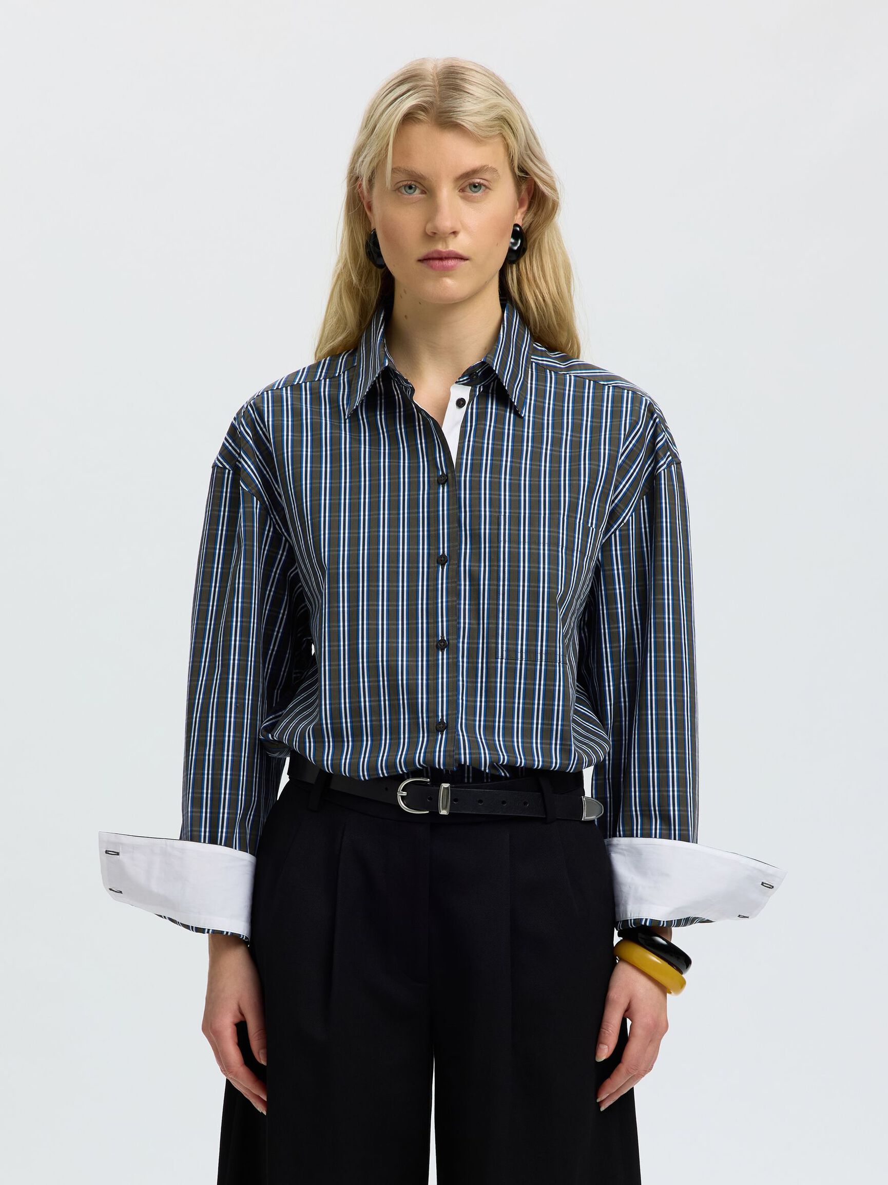 OVERSIZED FIT OVERHEMD, Peat, highres