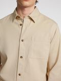 Selected LONG SLEEVED OVERSHIRT, Oatmeal, highres - 16096894_Oatmeal_006.jpg