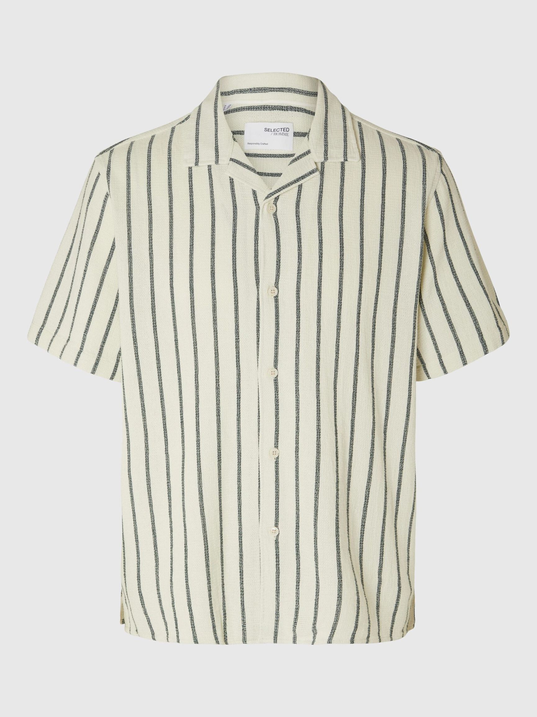COTTON SHORT SLEEVED SHIRT, Eden, highres