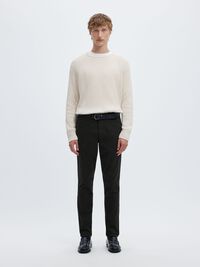 175 SLIM FIT FLEX CHINOS, Black, highres
