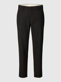 WOOL BLEND TAPERED TROUSERS, Delicioso, highres