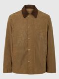 Selected WAXED COTTON JACKET, Ermine, highres - 16097932_Ermine_001.jpg