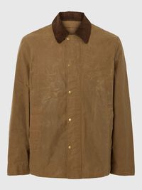 WAXED COTTON JACKET, Ermine, highres