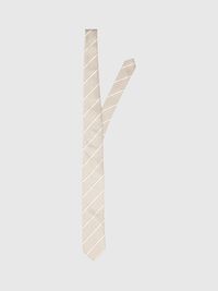 STRIPED TIE, Sandshell, highres