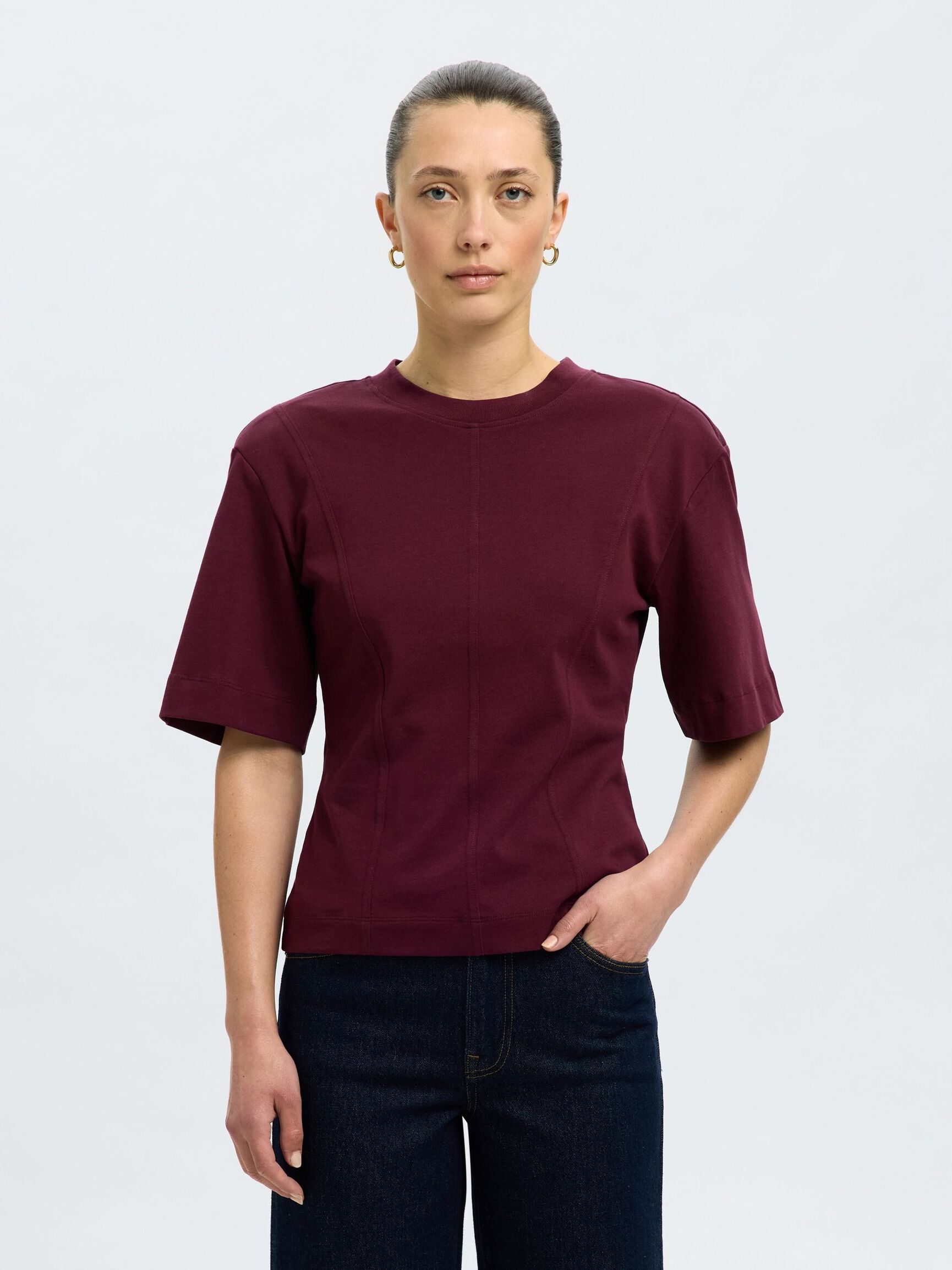 RELAXED FIT COTTON T-SHIRT, Fig, highres