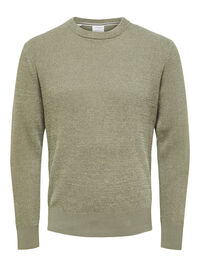 LONG SLEEVED JUMPER, Vetiver, highres