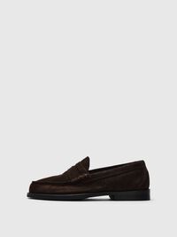 WILDLEDER PENNY LOAFER, Delicioso, highres