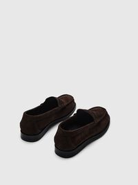 WILDLEDER PENNY LOAFER, Delicioso, highres