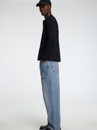 220 LOOSE FIT JEANS, Blue Denim, highres