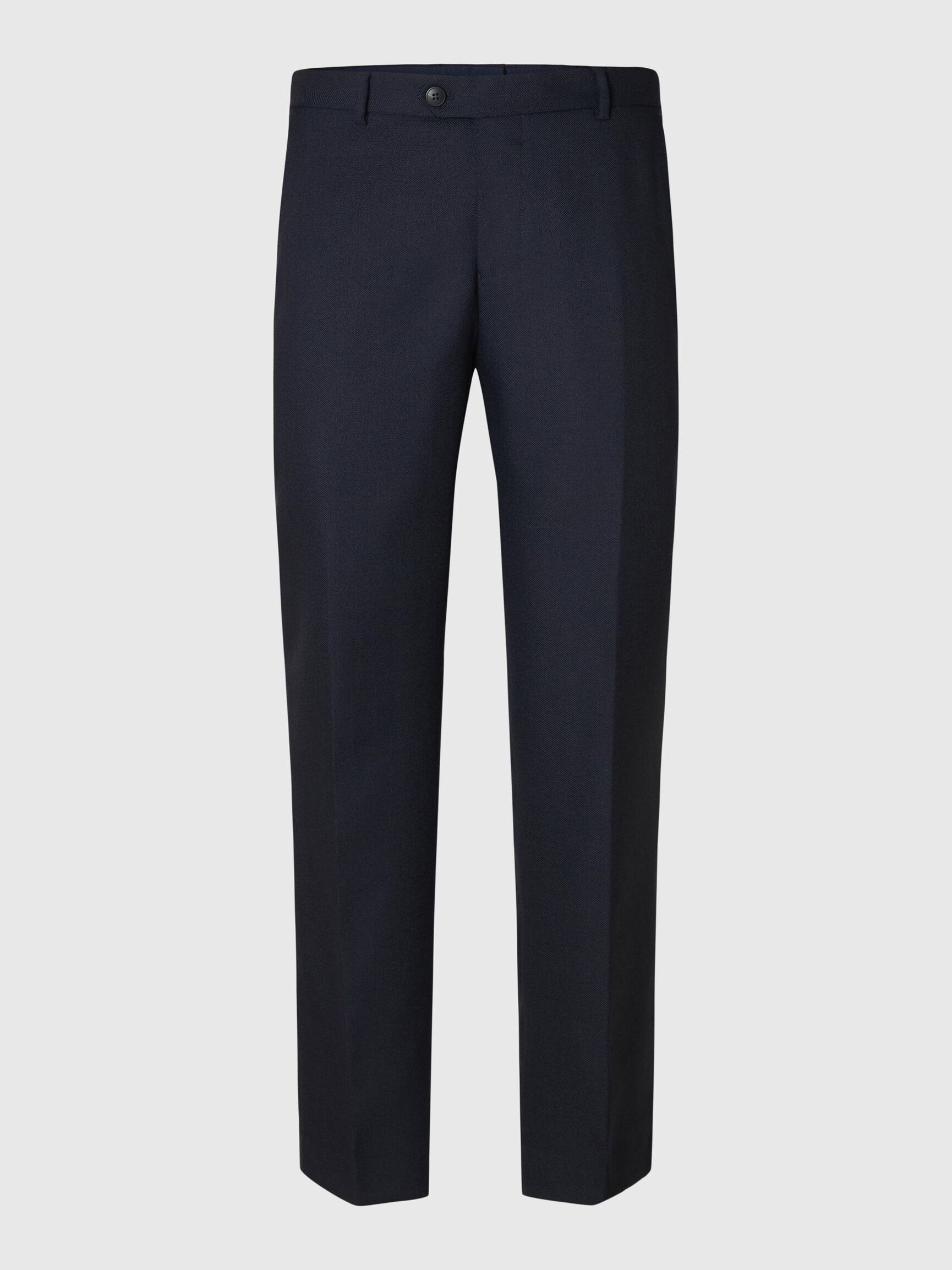 100% WOOL SUIT TROUSERS, Dark Sapphire, highres