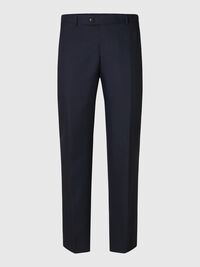 100% WOOL SUIT TROUSERS, Dark Sapphire, highres