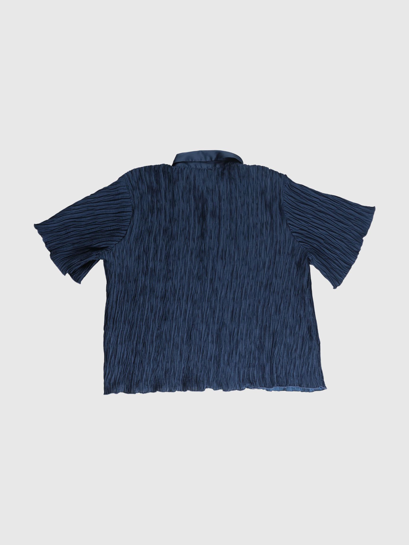 SHORT SLEEVED  SHIRT, Dark Sapphire, highres