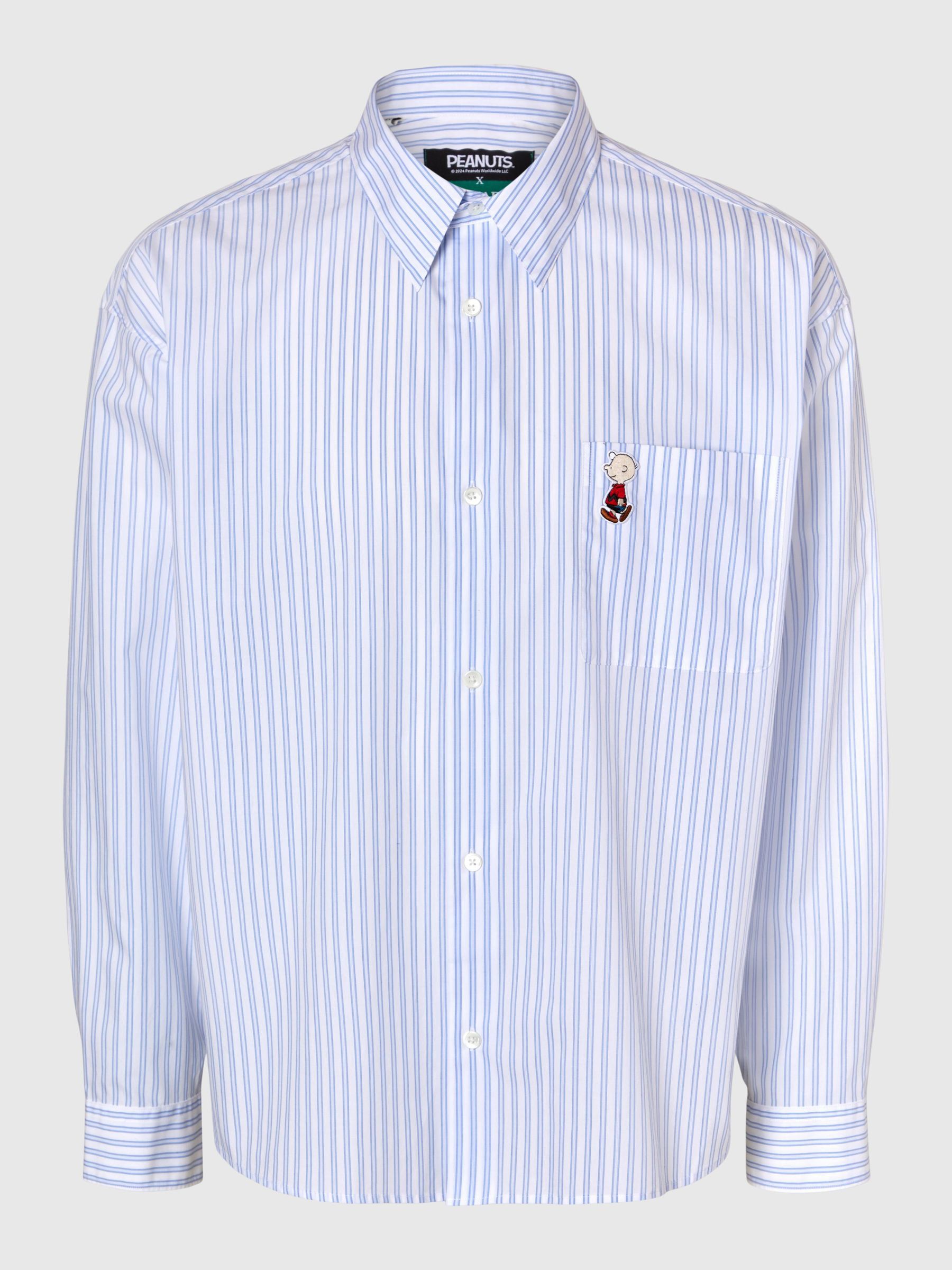 EMBROIDERED REGULAR FIT SHIRT, Bright White, highres