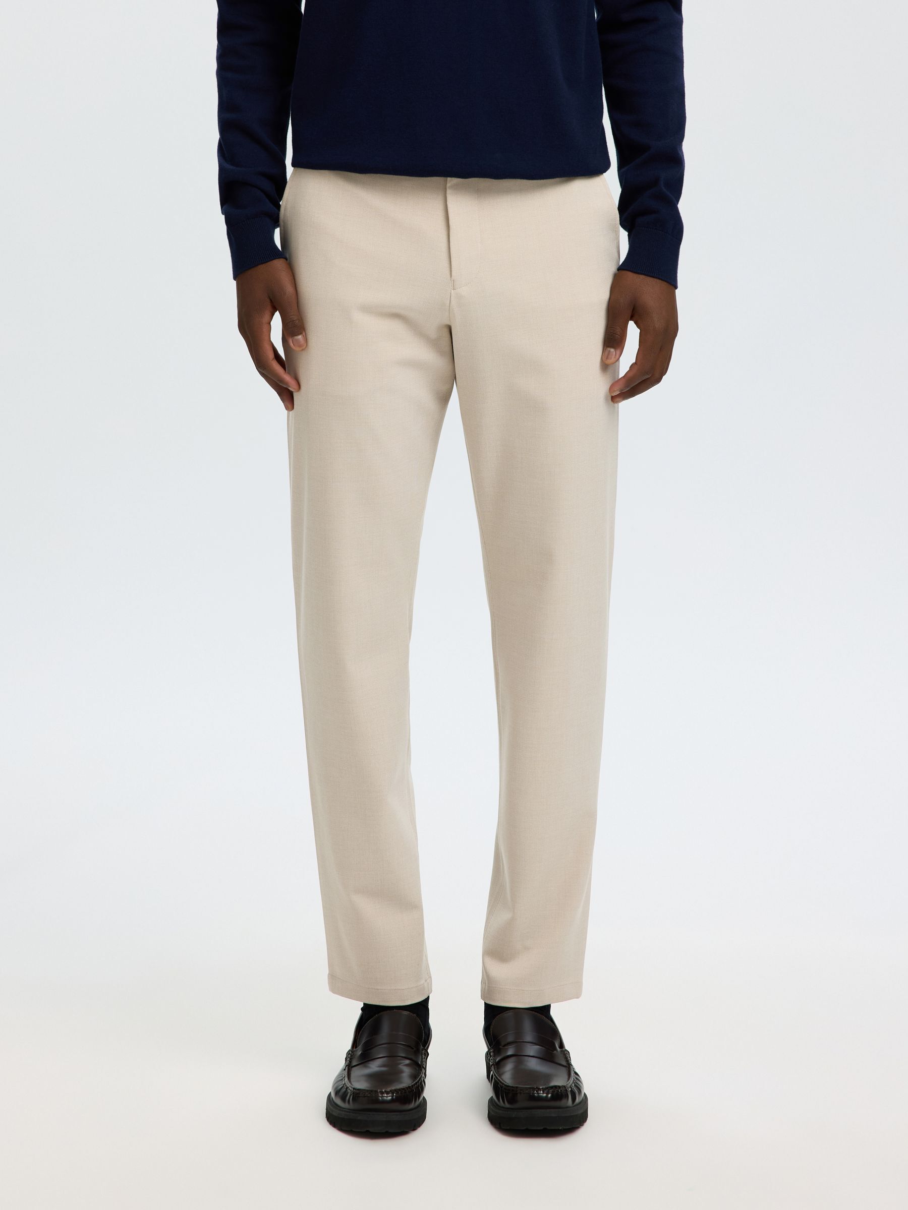 175 SLIM-FIT TROUSERS, Egret, highres