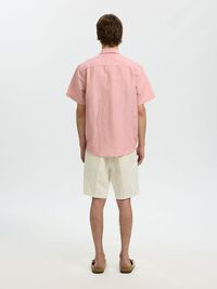 REGULAR FIT LINEN-BLEND SHIRT, Rose Dawn, highres