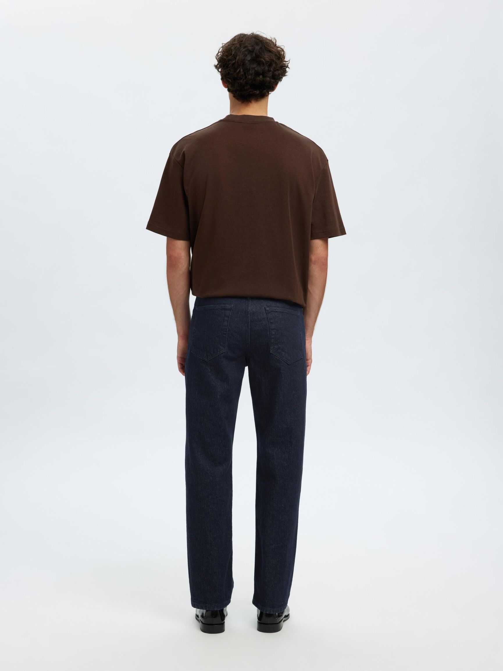 REGULAR FIT JEANS, Dark Blue Denim, highres