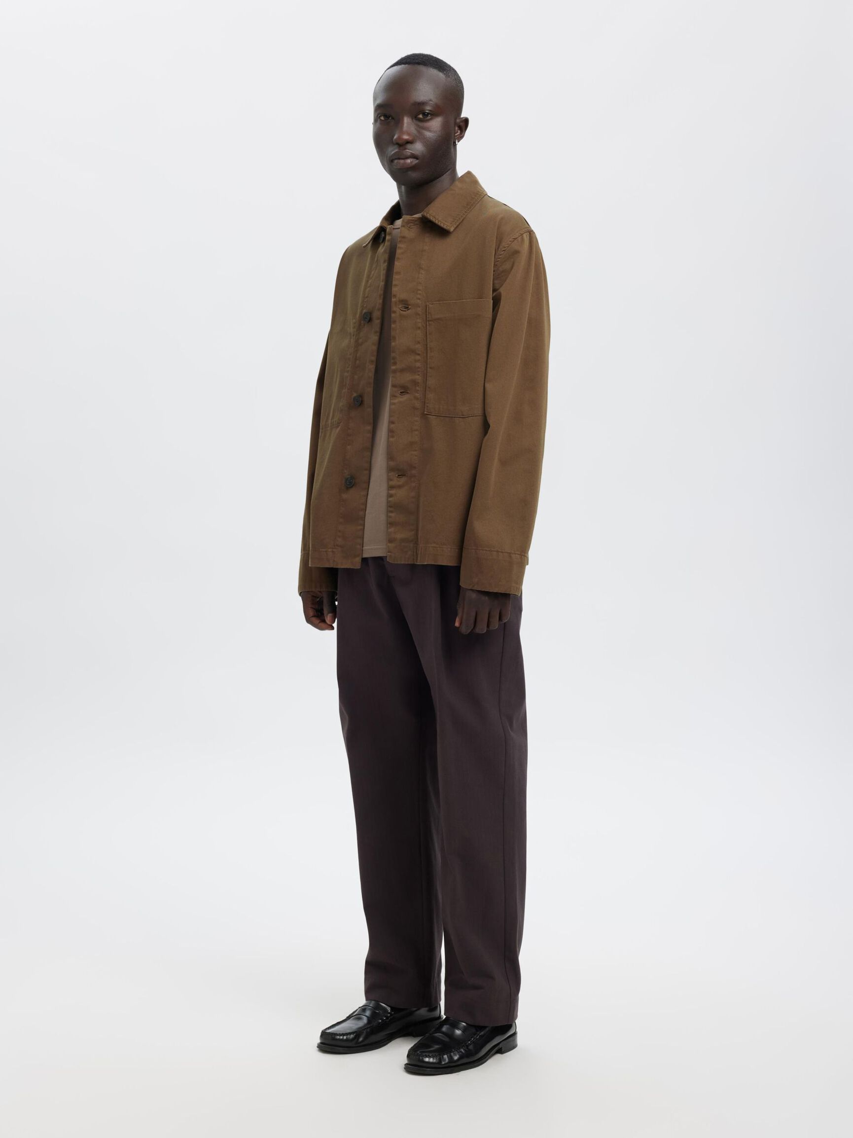 RELAXED FIT OVERSHIRT, Sea Turtle, highres