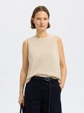 Selected 100% BAUMWOLL TANKTOP, Birch, highres - 16096484_Birch_003.jpg