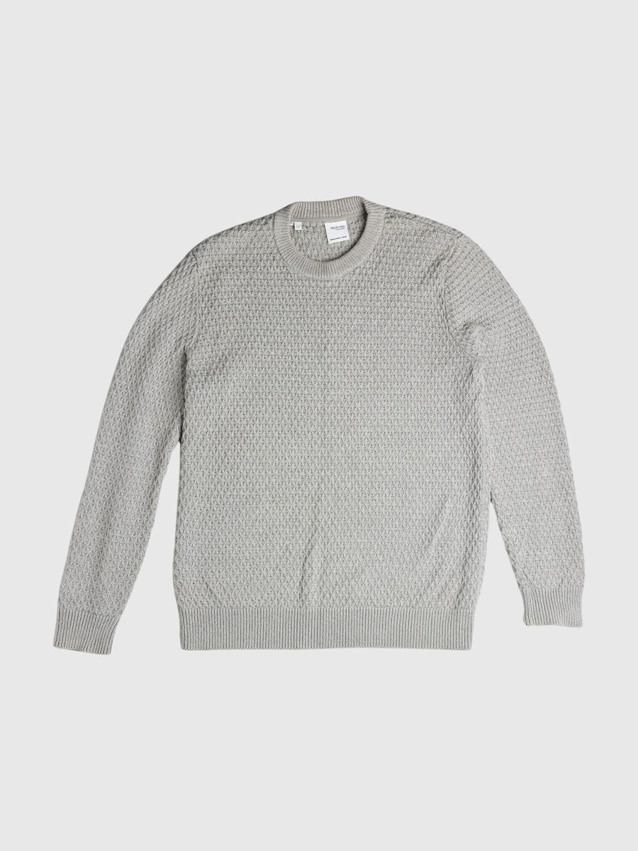 Selected LONG SLEEVED JUMPER, Ghost Gray, highres - 80000064_GhostGray_988421_001.jpg
