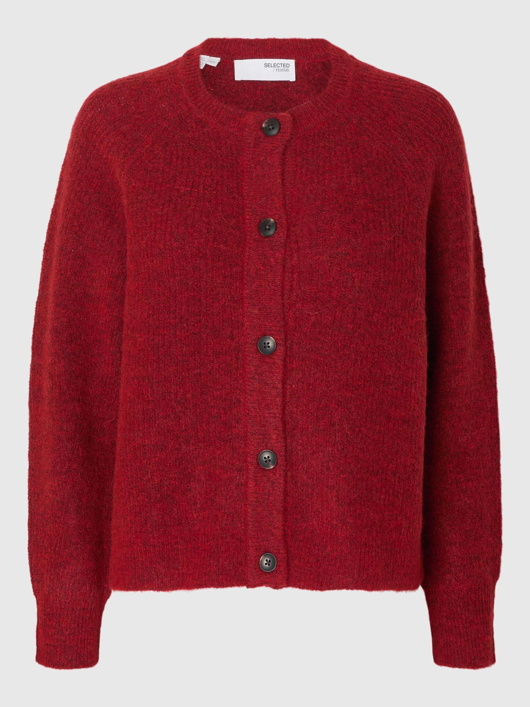 LANGÄRMELIGER STRICKJACKE, Equestrian Red, highres