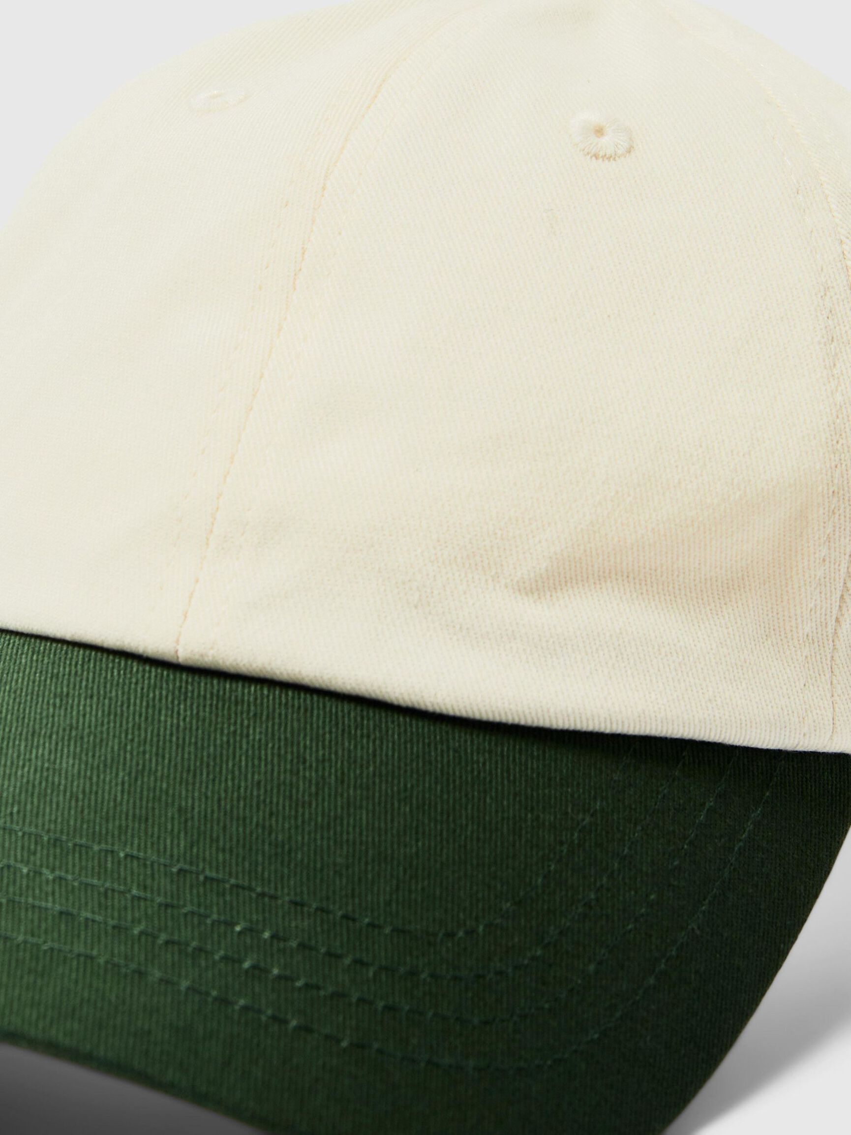 TWO TONE CAP, Egret, highres