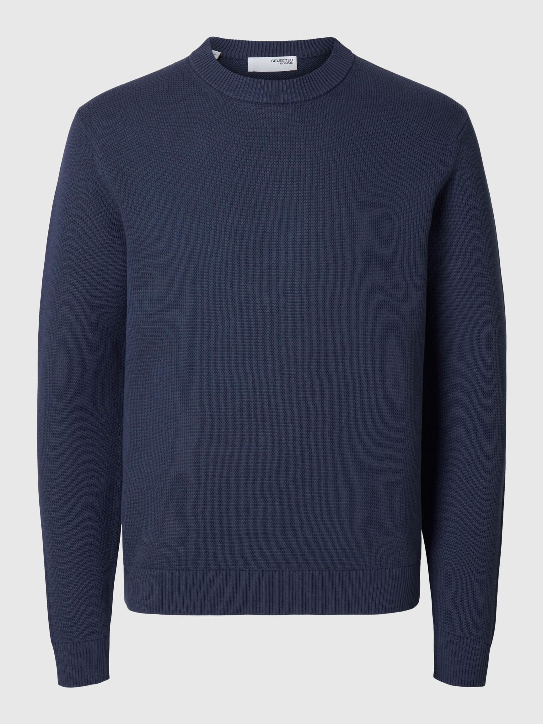 RONDE HALS SWEATER, Oceana, highres