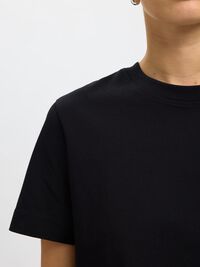 BOXY T-SHIRT, Black, highres