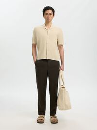RELAXED FIT POLO, Birch, highres