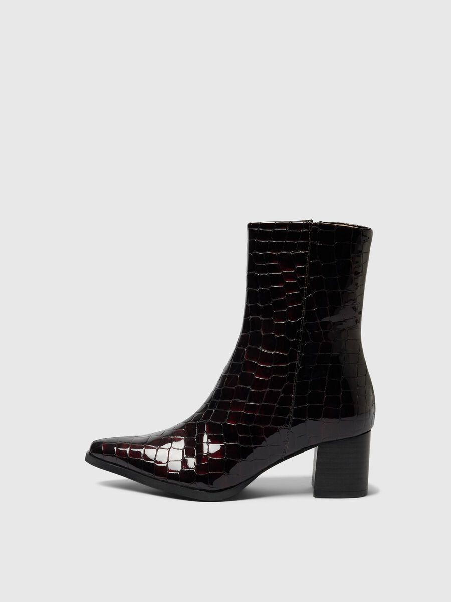 Product tile image - LEATHER ANKLE BOOTS, Fig | 16098837_Fig_1233099