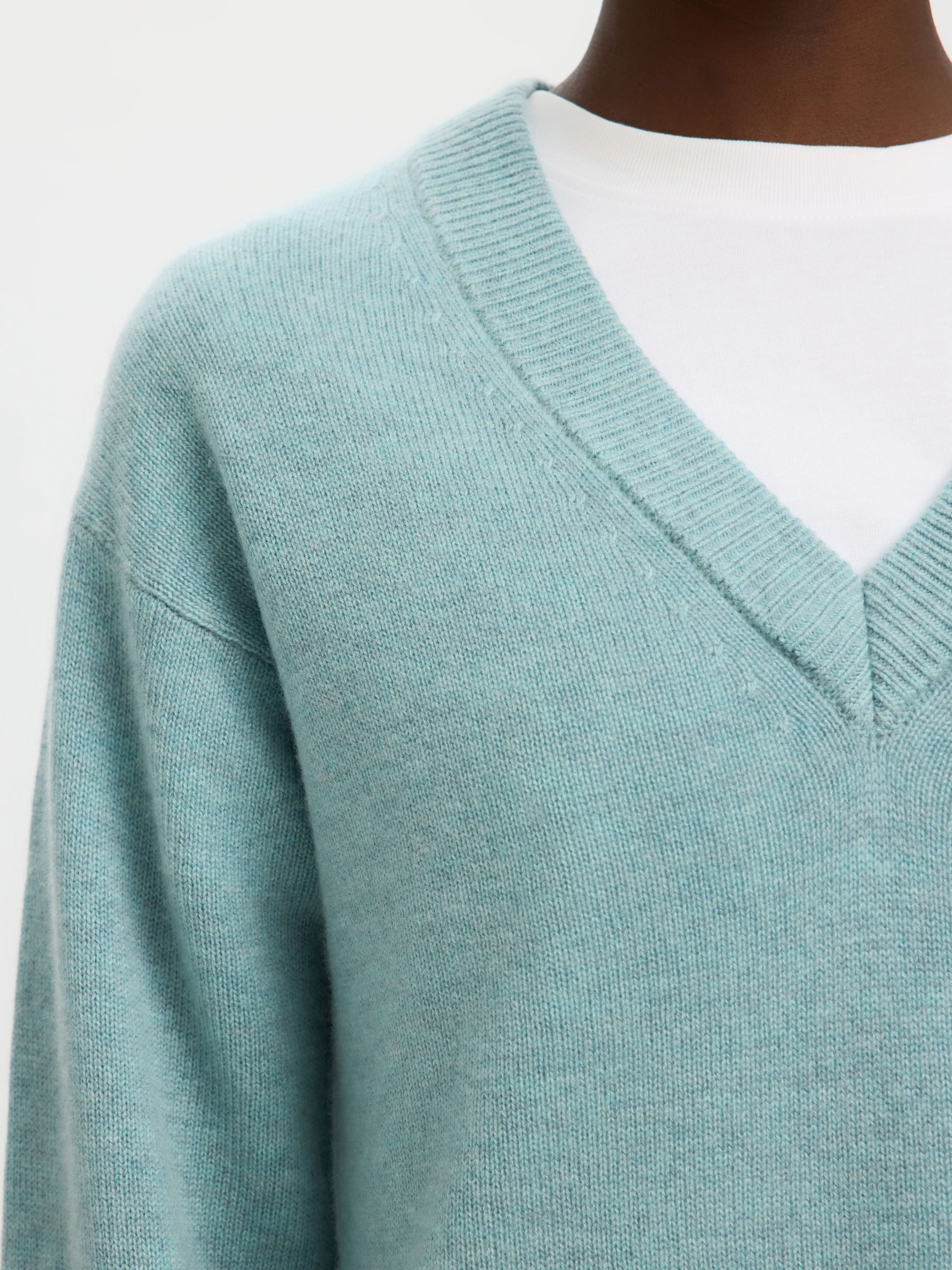 PULLOVER A MAGLIA, Blue Glow, highres