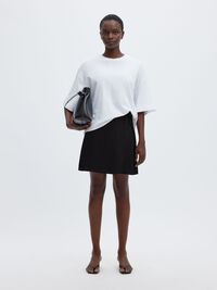 WIKKEL MINIROK, Black, highres