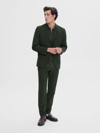 ZIPPER KNITTED POLO SHIRT, Green Gables, highres