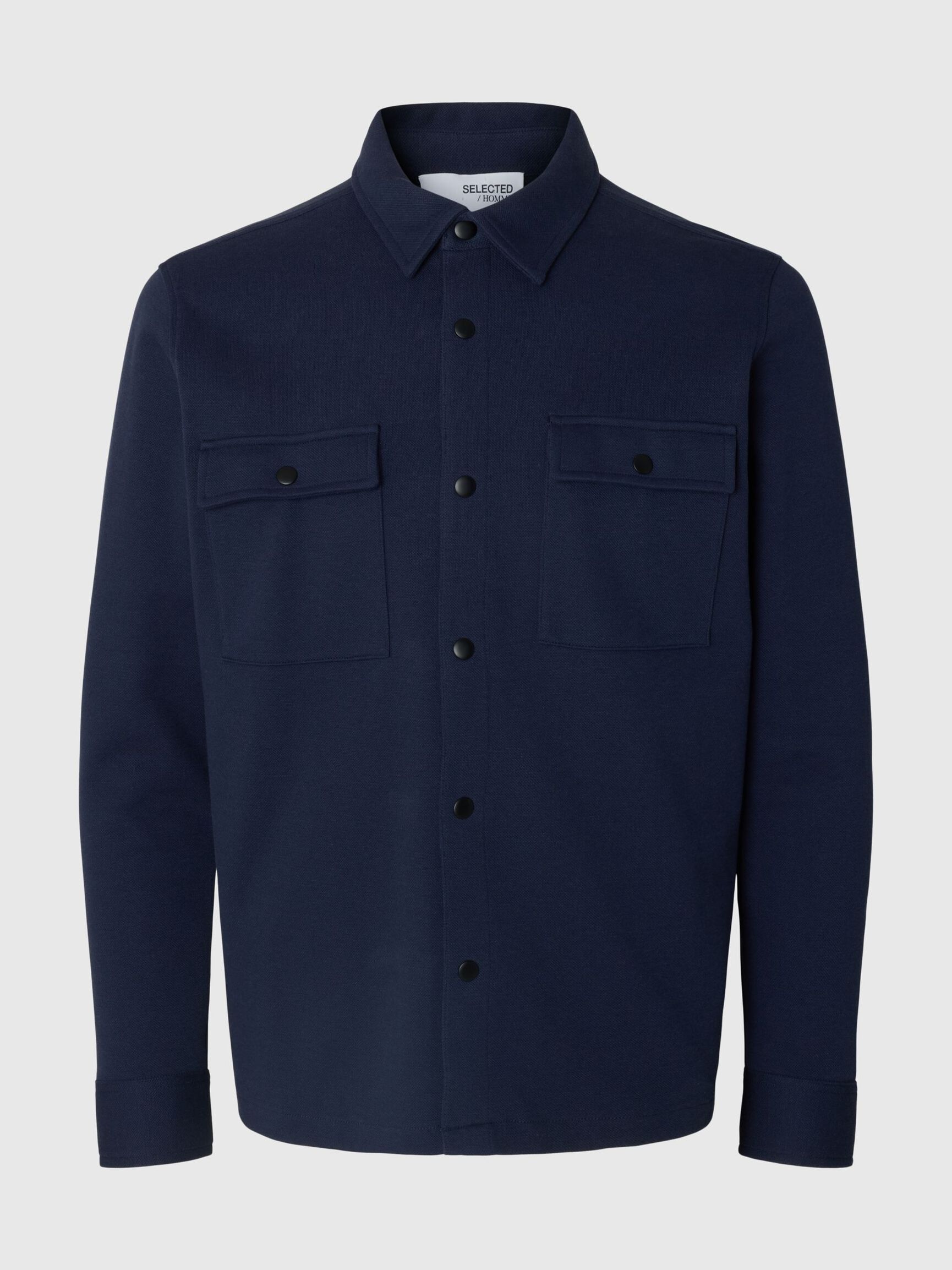 CLASSIC OVERSHIRT, Navy Blazer, highres