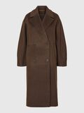 Selected DOUBLE BREASTED WOOL BLEND COAT, Coffee Bean, highres - 16094232_CoffeeBean_001.jpg