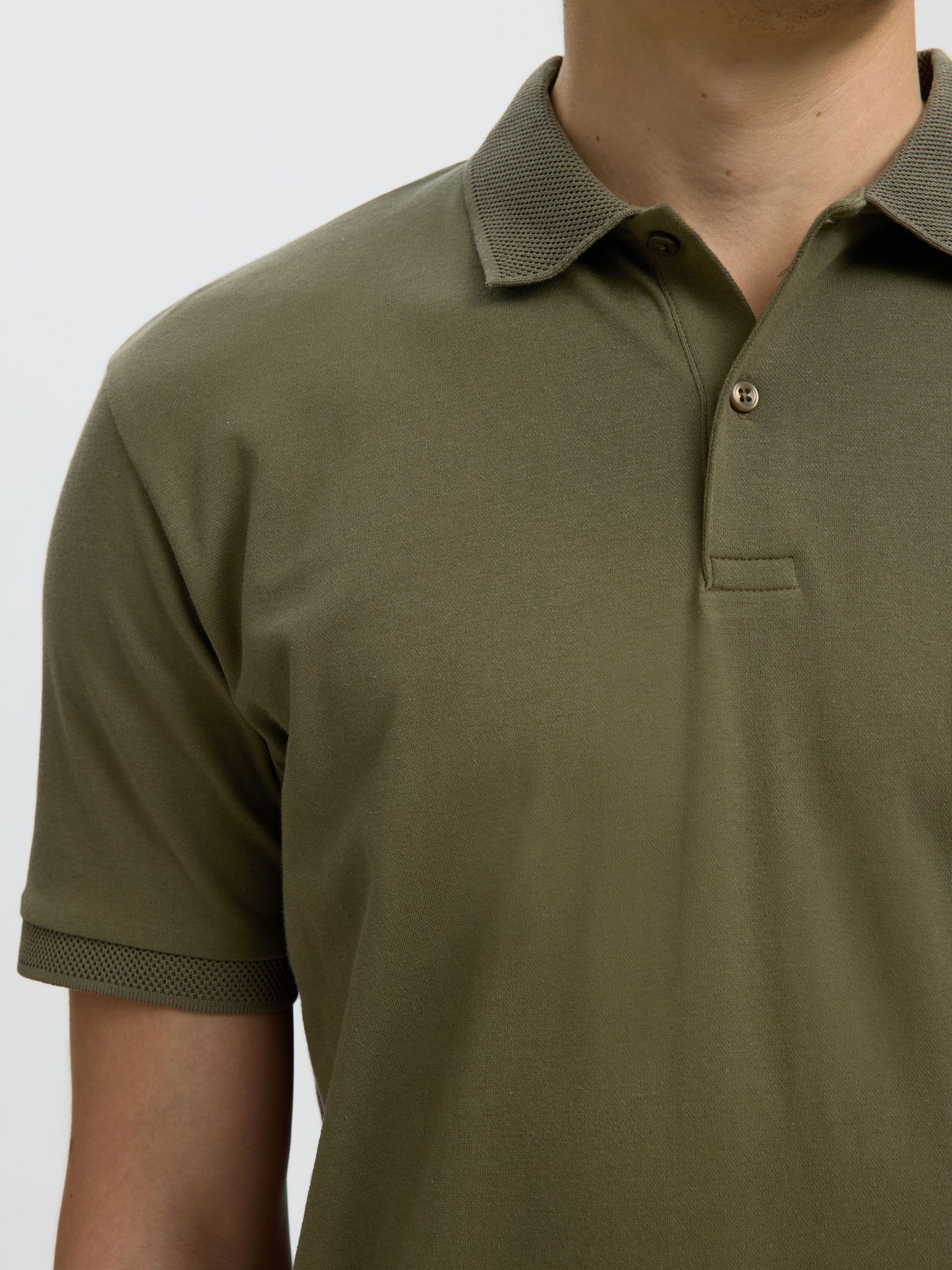 MANCHES COURTES POLO EN MAILLE, Kalamata, highres