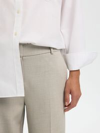 TAILORED WIDE-LEG TROUSERS, Island Fossil, highres