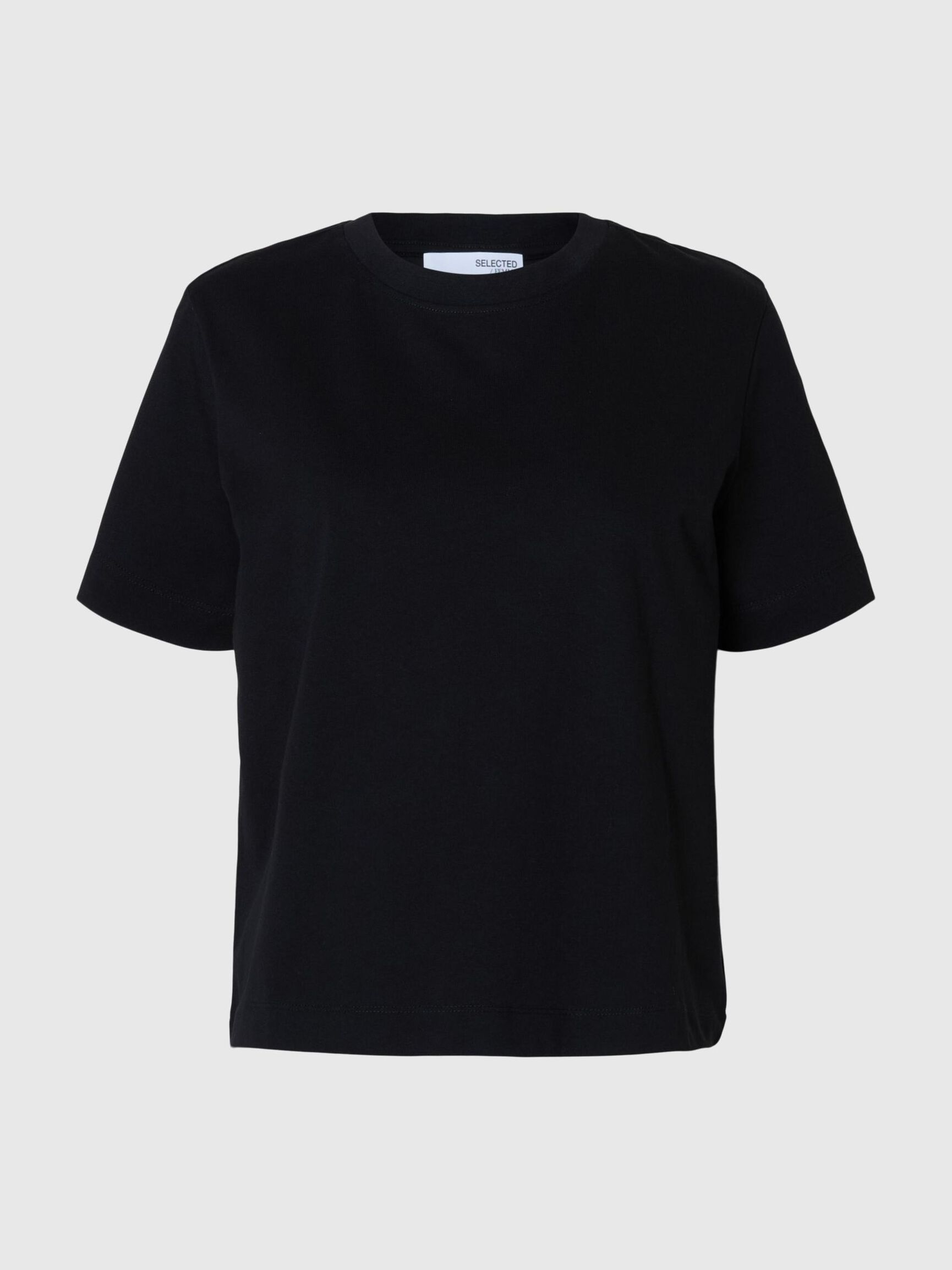 BOXY T-SHIRT, Black, highres