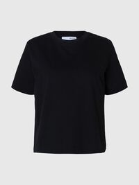 BOXY T-SHIRT, Black, highres