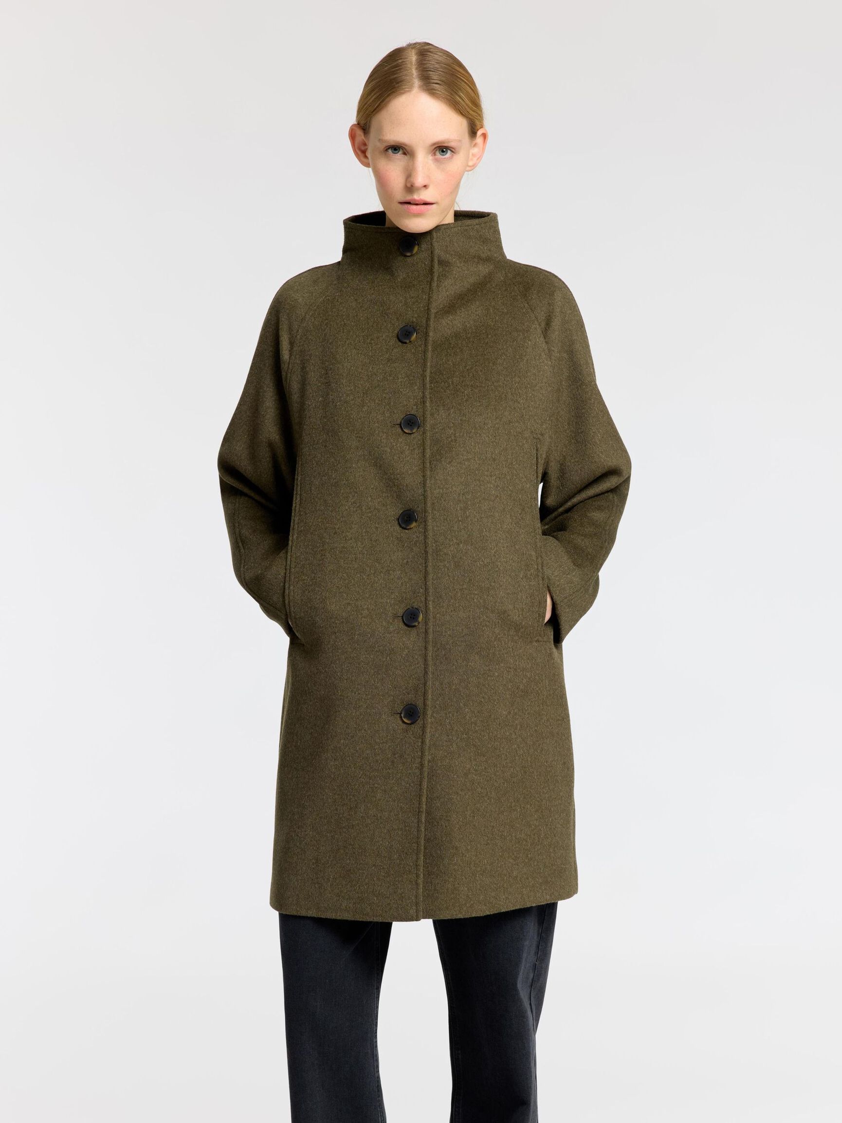 WOOL BLEND COAT, Kalamata, highres