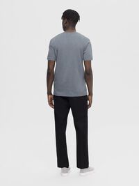 REGULAR T-SHIRT, Medium Grey Melange, highres