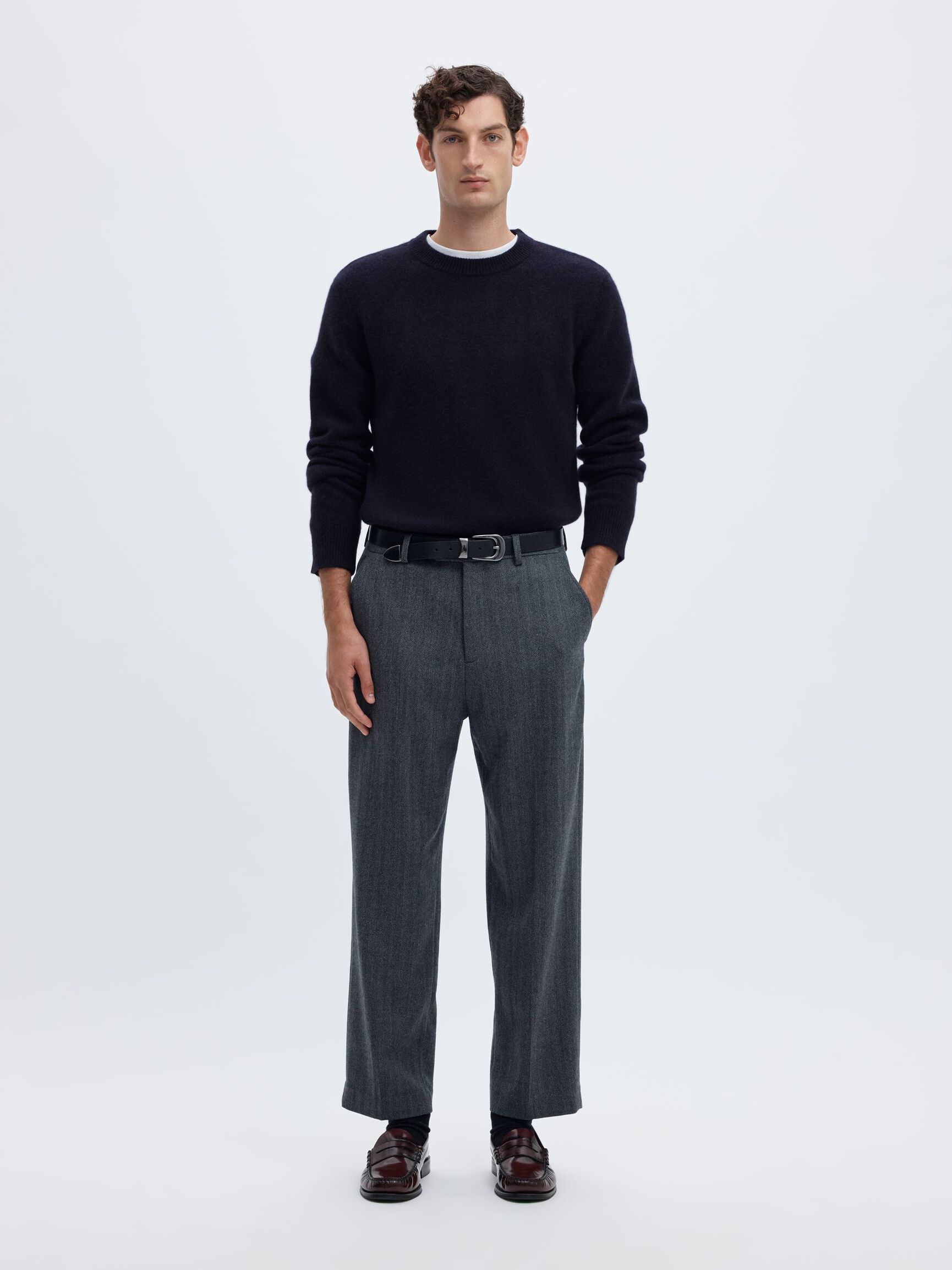 KASJMIER JUMPER, Navy Blazer, highres